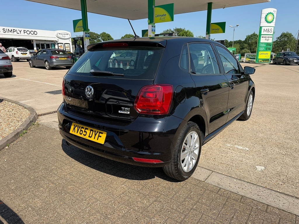 Volkswagen Polo 1.2 Tsi Bluemotion Tech Se Hatchback Ds KV65DYF Black #6