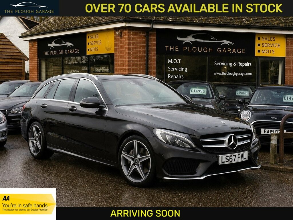 Mercedes-Benz C Class 2.0 C200 Amg Line Premium Estate G-tr Black