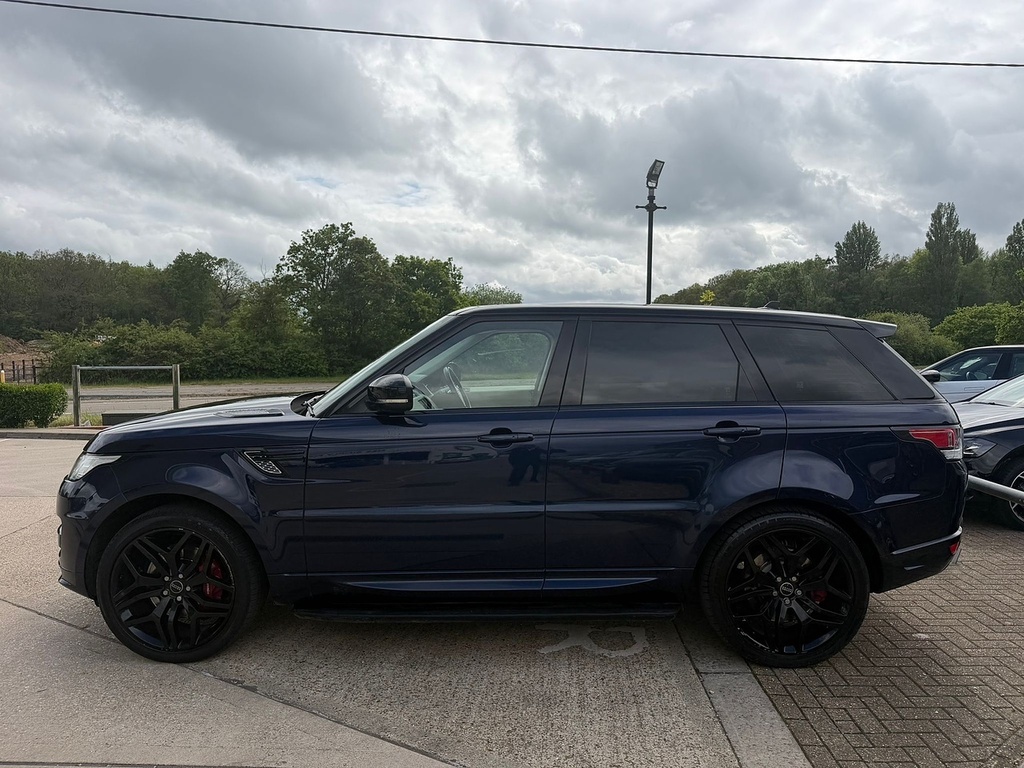 Land Rover Range Rover Sport 5.0 V8 Dynamic Suv 4 EY65KGU Blue #4