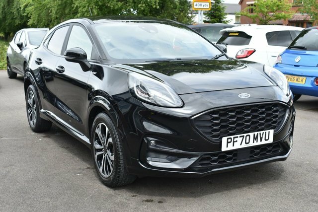 Ford Puma Ecoboost Mhev St-line Suv Black