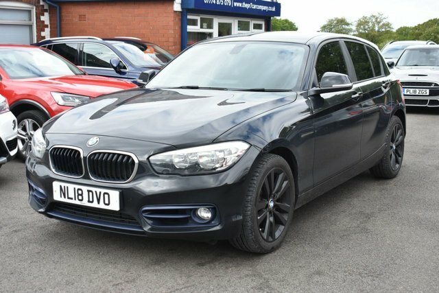 BMW 1 Series 120D Sport Hatchback NL18DVO Black #3