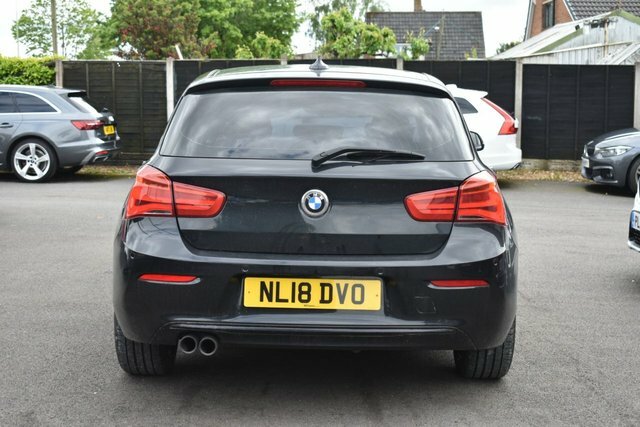 BMW 1 Series 120D Sport Hatchback NL18DVO Black #5