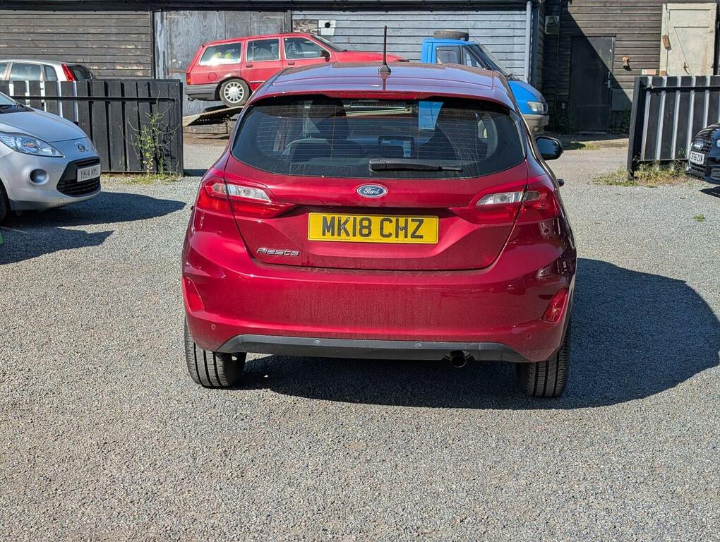 Ford Fiesta Hatchback 1.1 Ti-vct Zetec Euro 6 Ss 2018 MK18CHZ Red #2