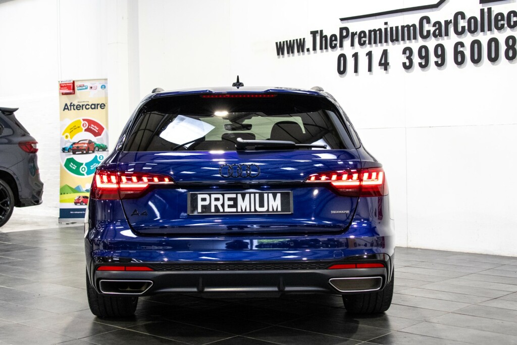 Audi A4 Avant Avant Tdi Quattro S Line Black Edition Blue #2