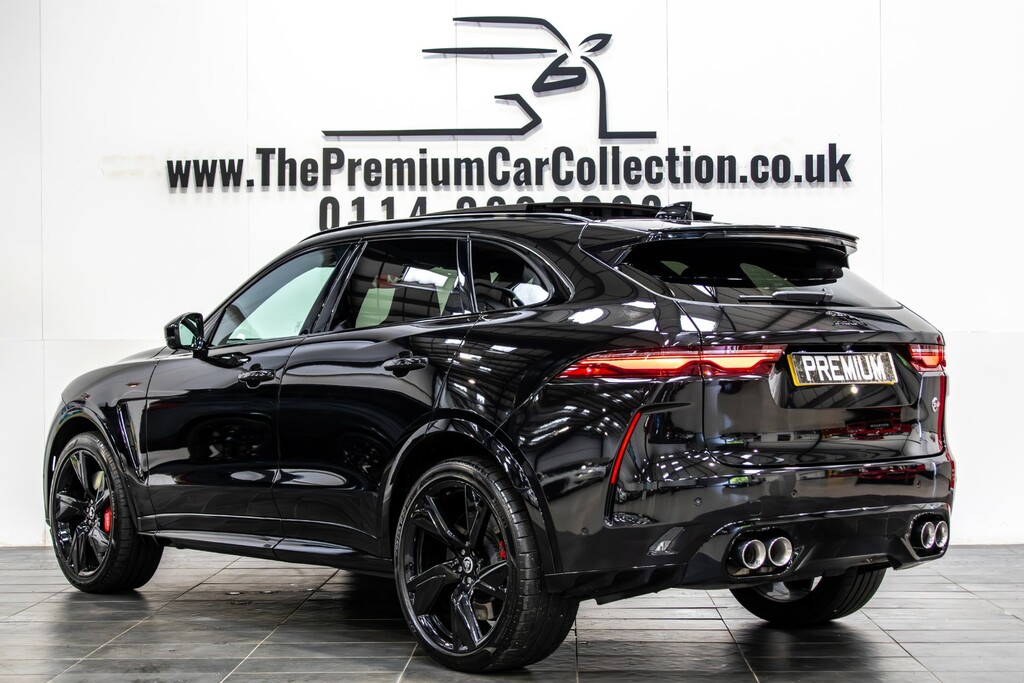 Jaguar F-Pace Svr 1 Owner From New Fmdsh ET73XJC Black #3