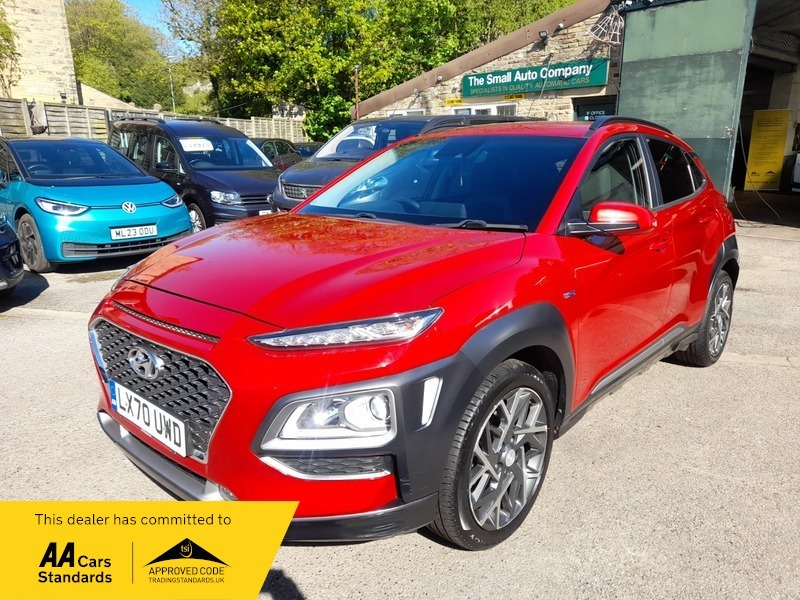 Hyundai Kona 1.6 Gdi Premium Hybrid LX70UWD Red #2