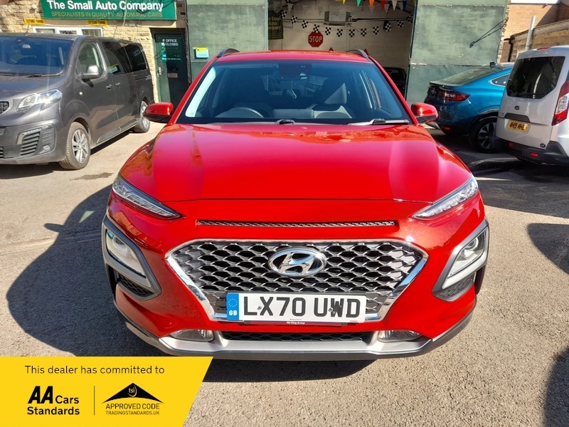 Hyundai Kona 1.6 Gdi Premium Hybrid LX70UWD Red #3