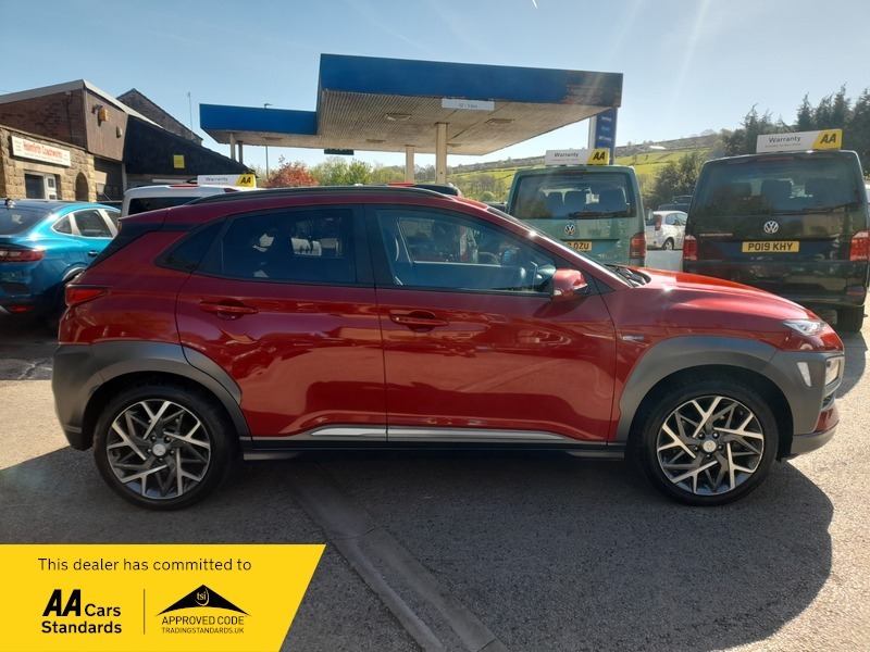 Hyundai Kona 1.6 Gdi Premium Hybrid LX70UWD Red #4