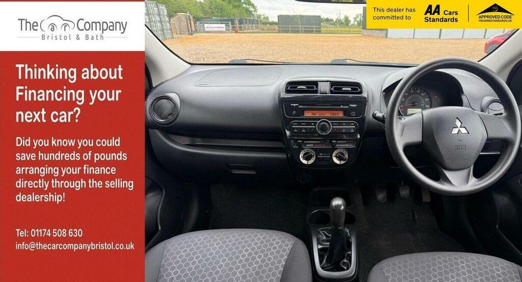 Mitsubishi Mirage Hatchback 1.0 1 Euro 5 201464 AV64DXF White #2