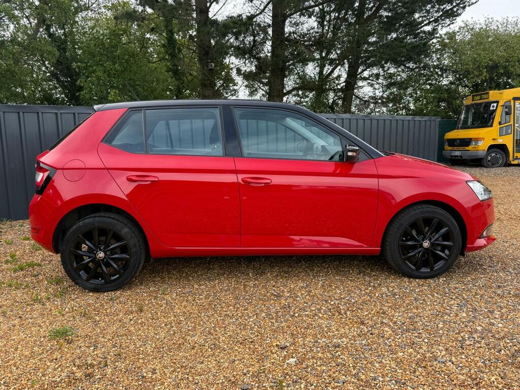 Skoda Fabia Hatchback 1.0 Colour Edition Euro 6 Ss 201 FL19RRX Red #3