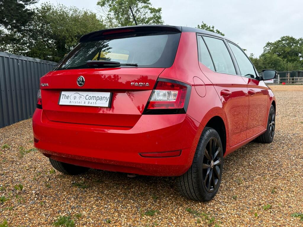 Skoda Fabia Hatchback 1.0 Colour Edition Euro 6 Ss 201 FL19RRX Red #4