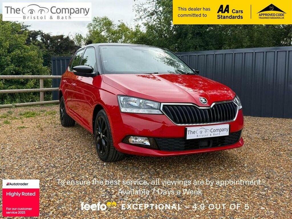 Skoda Fabia Hatchback 1.0 Colour Edition Euro 6 Ss 201 Red