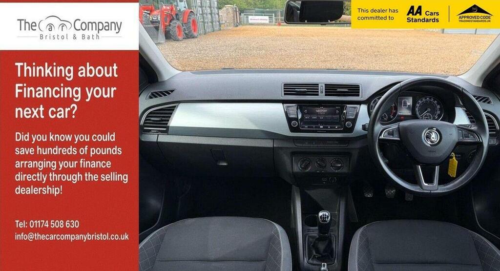 Skoda Fabia Hatchback 1.0 Colour Edition Euro 6 Ss 201 FL19RRX Red #2