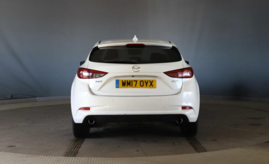 Mazda 3 Hatchback 2.0 Skyactiv-g Sport Nav Euro 6 Ss WM17OYX White #6