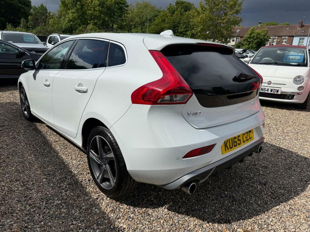 Volvo V40 Hatchback 2.0 D2 R-design Nav Euro 6 Ss White #5