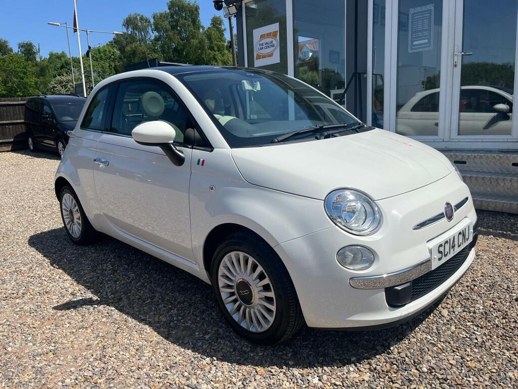 Fiat 500 Hatchback 1.2 Lounge Euro 6 Ss 201414 White
