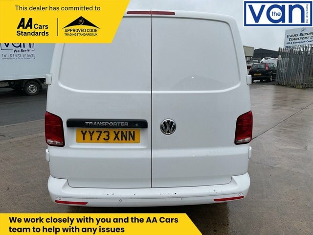 Volkswagen Transporter 2.0 Tdi T28 Highline Panel Van F YY73XNN White #4