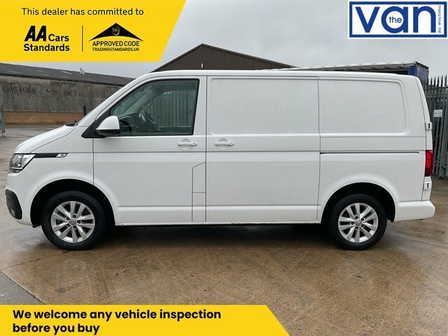 Volkswagen Transporter 2.0 Tdi T28 Highline Panel Van F YY73XNN White #6