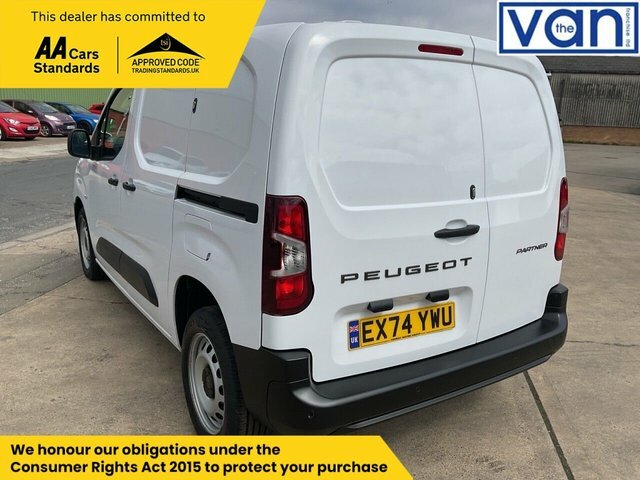 Peugeot Partner 1.5 Bluehdi 1000 Professional Standard Panel Van 5 EX74YWU White #5