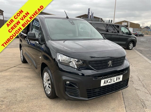 Peugeot Partner 1.5 Bluehdi 950 Professional Long Panel Van 6Dr Di Black