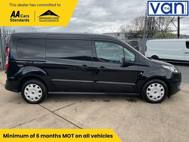 Ford Transit Connect 1.5 240 Ecoblue Trend Crew Van Double Cab 6Dr Dies WN23PTZ Black #2