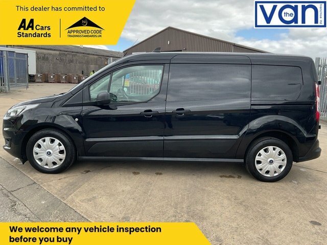 Ford Transit Connect 1.5 240 Ecoblue Trend Crew Van Double Cab 6Dr Dies WN23PTZ Black #6