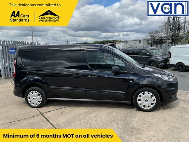 Ford Transit Connect 1.5 240 Ecoblue Trend Crew Van Double Cab 6Dr Dies WN23DPE Black #2