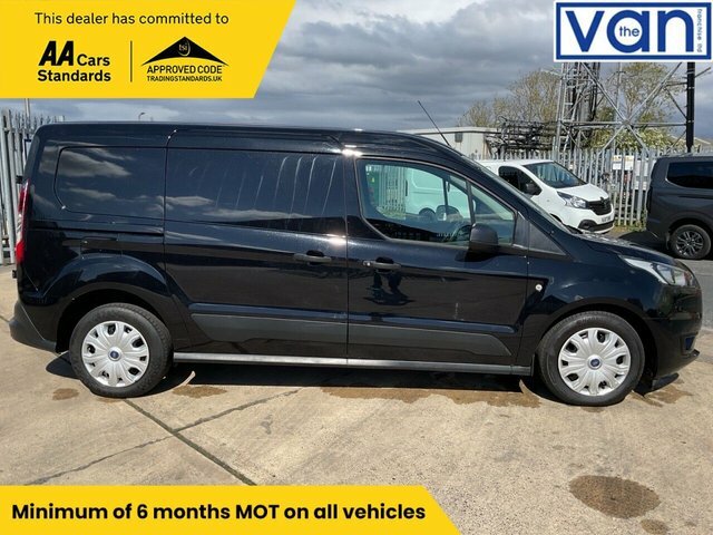 Ford Transit Connect 1.5 240 Ecoblue Trend Crew Van Double Cab 6Dr Dies WN23DOU Black #2