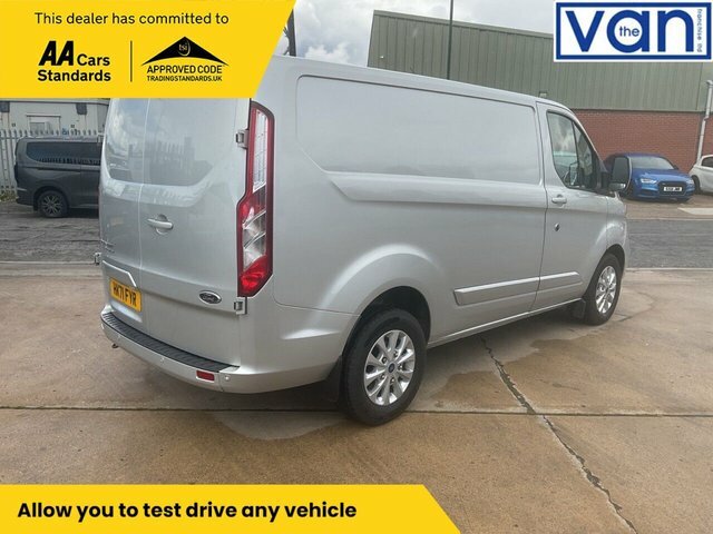 Ford Transit Custom 2.0 280 Ecoblue Limited Panel Van Manua HK71FYR Silver #3