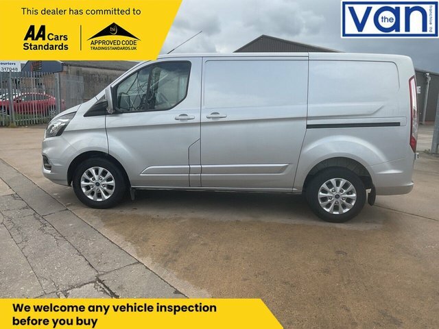 Ford Transit Custom 2.0 280 Ecoblue Limited Panel Van Manua HK71FYR Silver #6