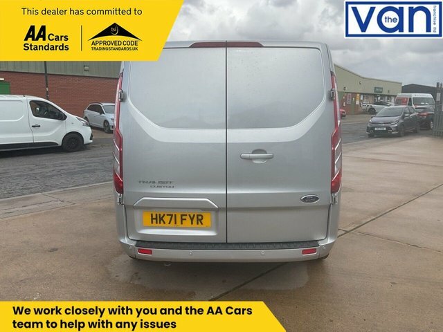 Ford Transit Custom 2.0 280 Ecoblue Limited Panel Van Manua HK71FYR Silver #4