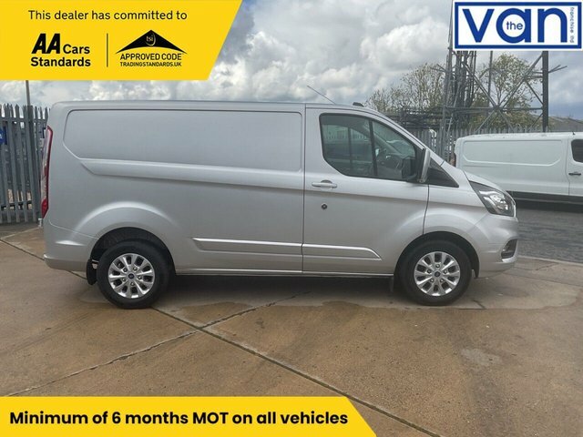 Ford Transit Custom 2.0 280 Ecoblue Limited Panel Van Manua HK71FYR Silver #2