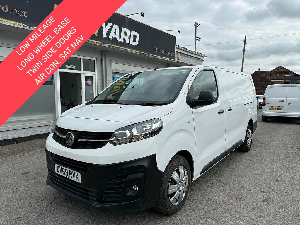 Vauxhall Vivaro 1.5 Turbo D 2900 Dynamic Lwb Air Con Sat Nav Van 6 White