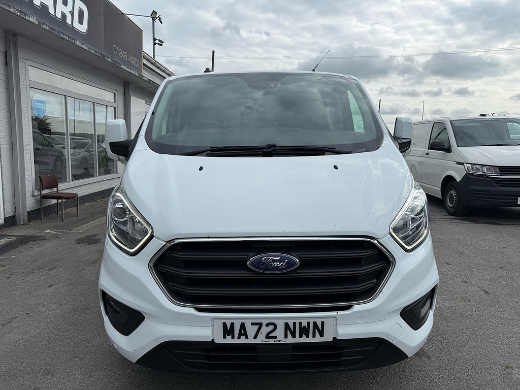 Ford Transit Custom 2.0 300 Ecoblue Limited Crew Lwb Air Con Van Doubl MA72NWN White #2