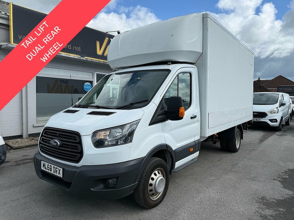 Ford Transit Custom 2.0 350 Ecoblue Luton Box Tail Lift Man White