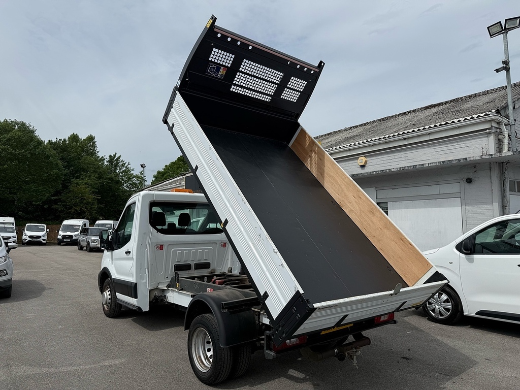 Ford Transit Custom 2.0 350 Ecoblue Hd Single Cab Tipper Air Con Drw 2 MA71NYH White #2