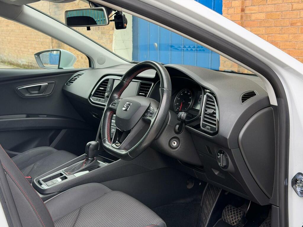 Seat Leon Hatchback 1.4 Ecotsi Fr Technology Dsg Euro 6 Ss White #2
