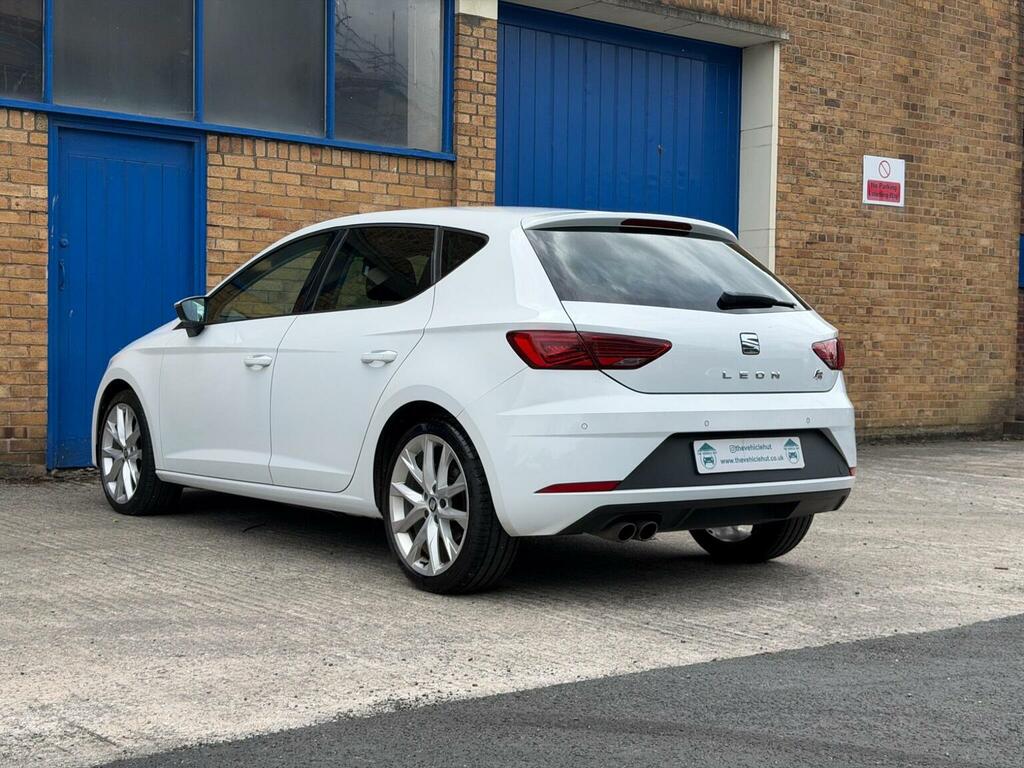 Seat Leon Hatchback 1.4 Ecotsi Fr Technology Dsg Euro 6 Ss White #4