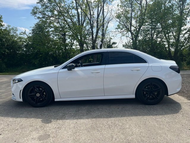 Mercedes-Benz A Class 1.3 A200 Amg Line Saloon 7G-dct Euro 6 XUI5567 White #6
