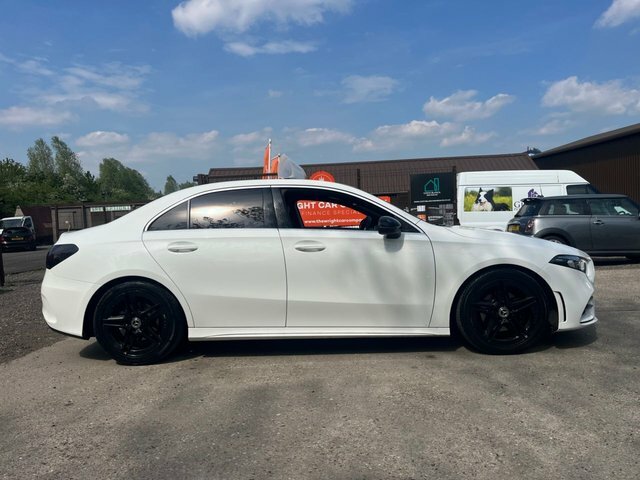 Mercedes-Benz A Class 1.3 A200 Amg Line Saloon 7G-dct Euro 6 XUI5567 White #5