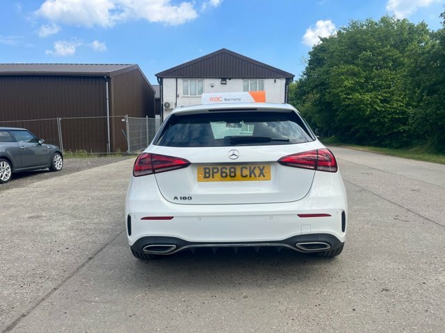 Mercedes-Benz A Class 1.3 A180 Amg Line Premium Hatchback 7 BP68CKX White #5