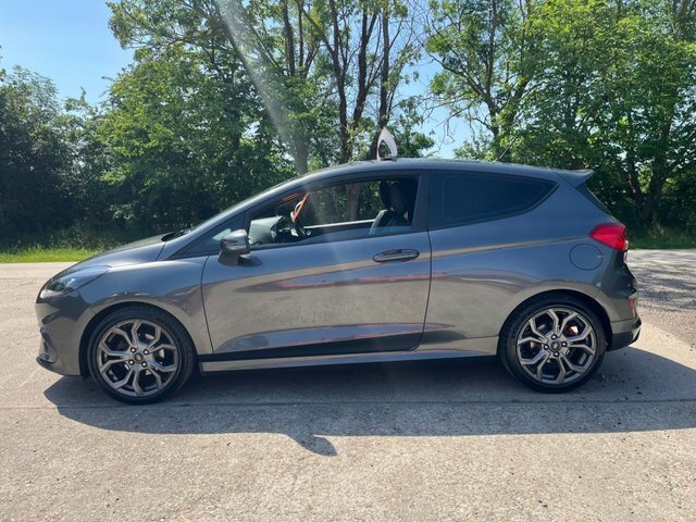 Ford Fiesta 1.0T Ecoboost St-line Hatchback EO18AEX Grey #3
