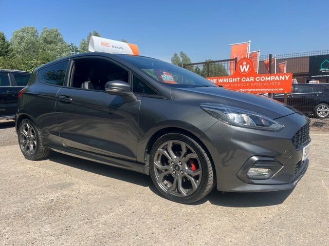 Ford Fiesta 1.0T Ecoboost St-line Hatchback EO18AEX Grey #4