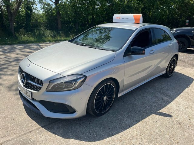 Mercedes-Benz A Class 2.1 A200d Amg Line Premium Hatchback YJ66UZU Silver #5