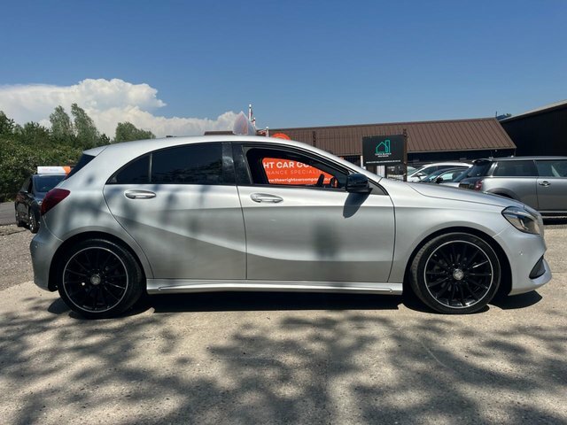 Mercedes-Benz A Class 2.1 A200d Amg Line Premium Hatchback YJ66UZU Silver #6