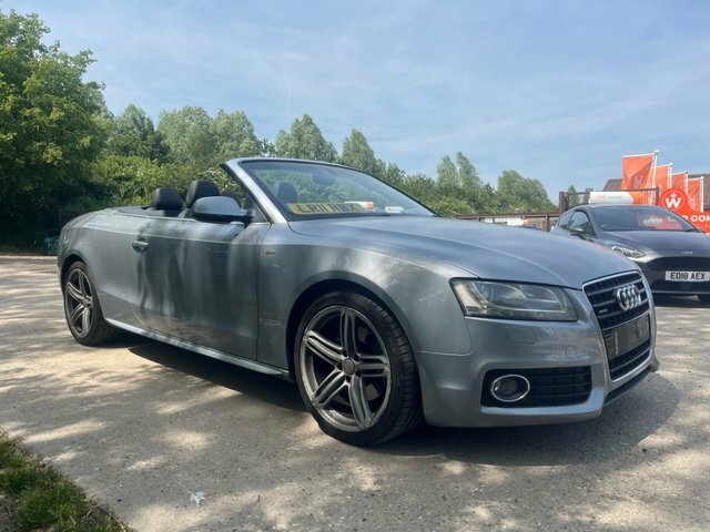 Audi A5 3.0 Tdi V6 S Line Convertible S Tronic Silver #3
