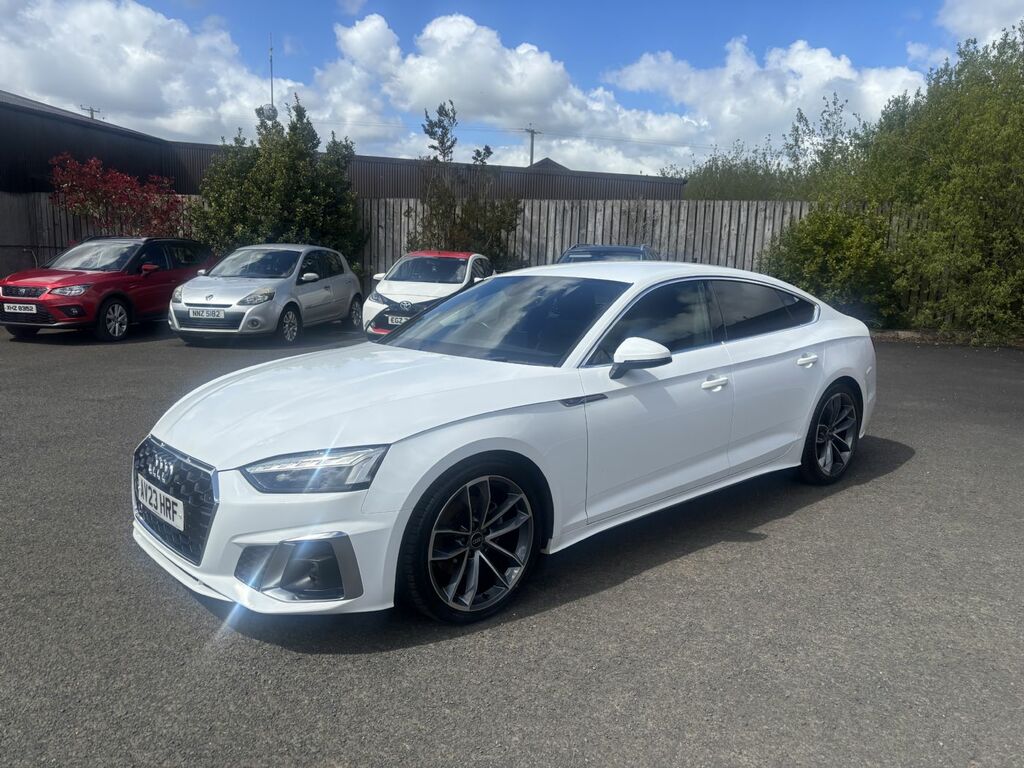 Audi A5 35 Tdi S Line S Tronic AV23HRF White #2