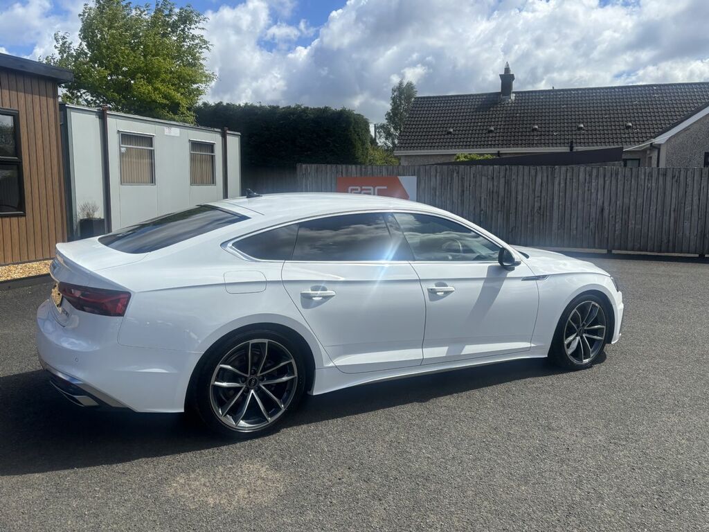 Audi A5 35 Tdi S Line S Tronic AV23HRF White #3