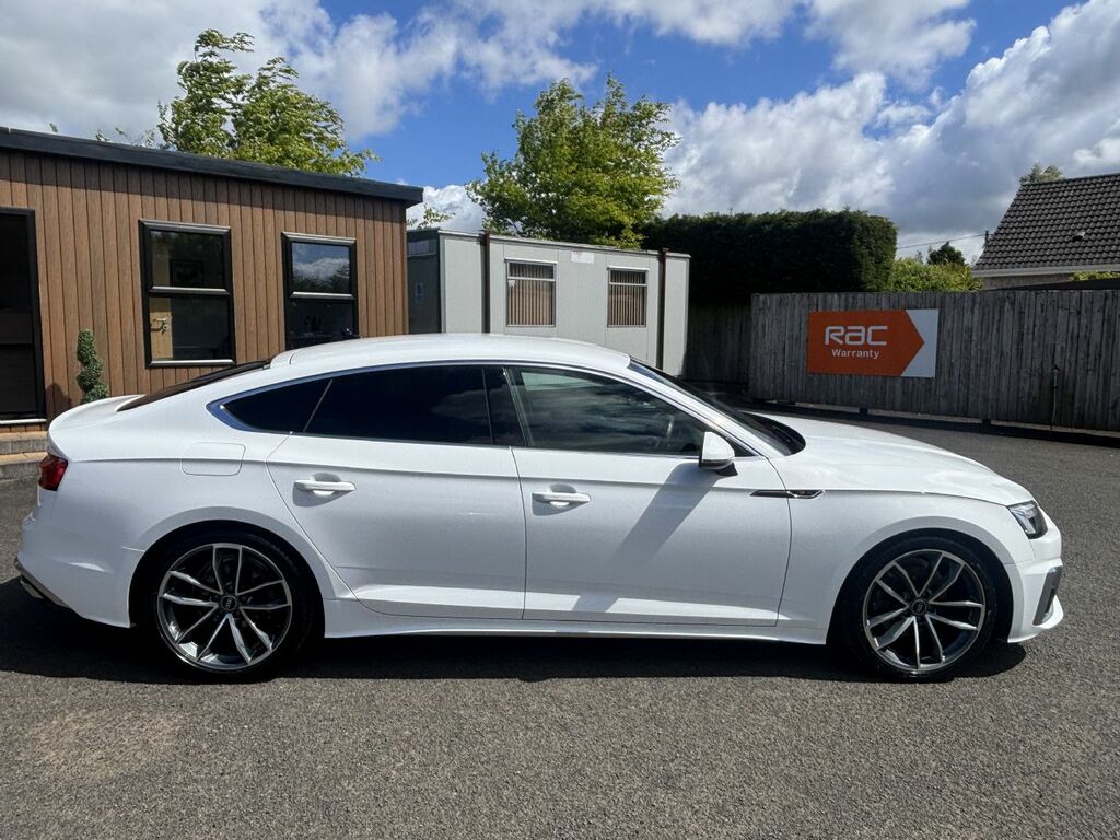 Audi A5 35 Tdi S Line S Tronic AV23HRF White #6