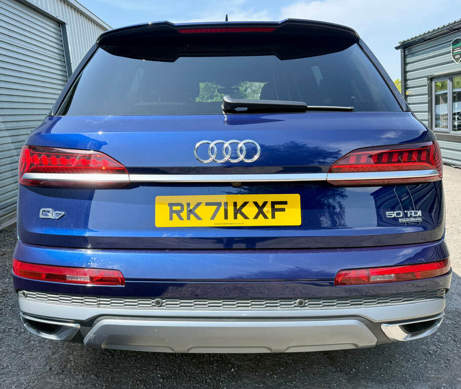 Audi Q7 50 Tdi Quattro S Line Tiptronic RK71KXF Blue #3